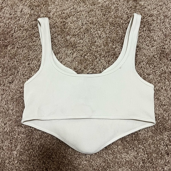 Zara white corset crop top - Picture 3 of 3